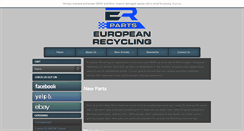 Desktop Screenshot of europeanrecyclinginc.com