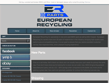 Tablet Screenshot of europeanrecyclinginc.com